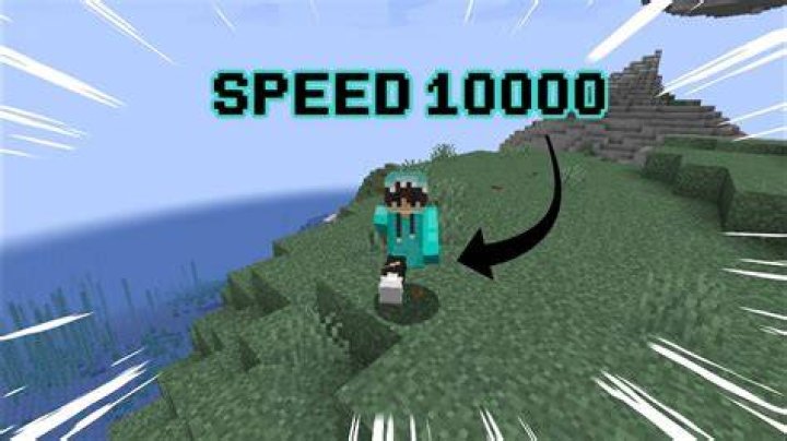 How to get speed 1000 in minecraft