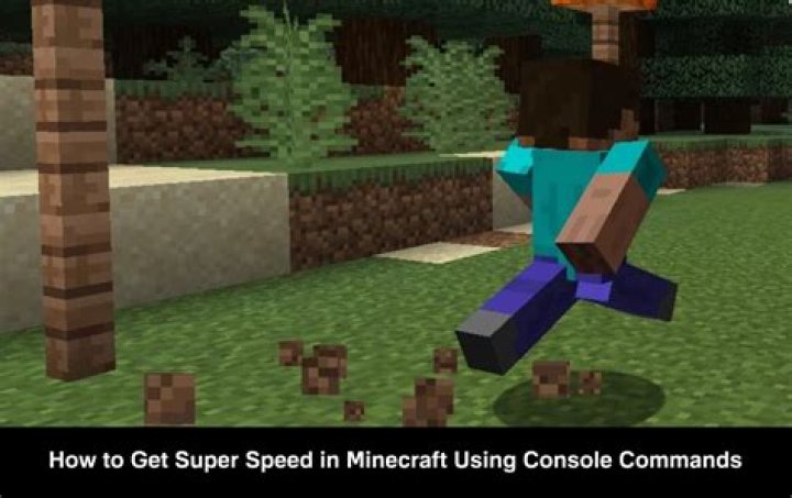 How to get super speed in minecraft