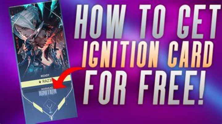 How to get the valorant ignition card