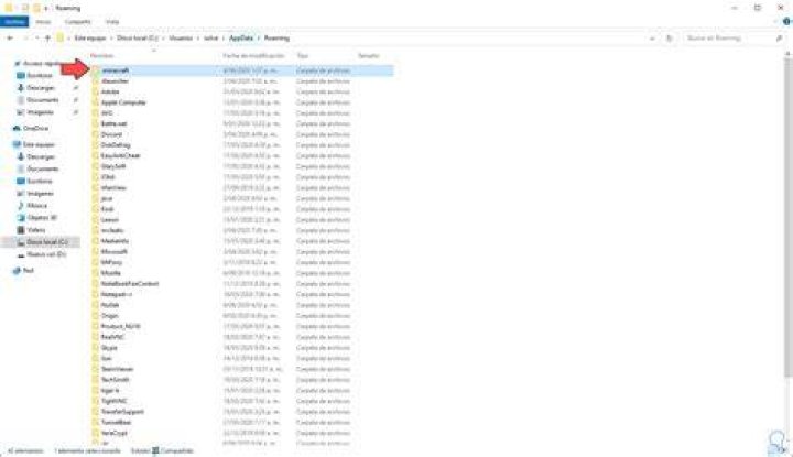 How to get to appdata minecraft