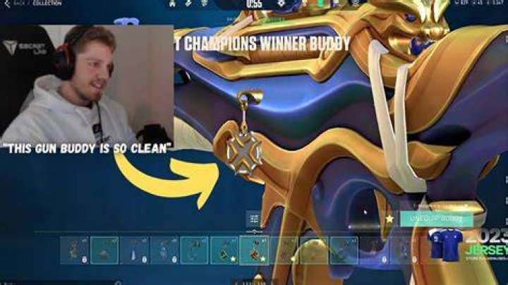 How to get valorant champions gun buddy