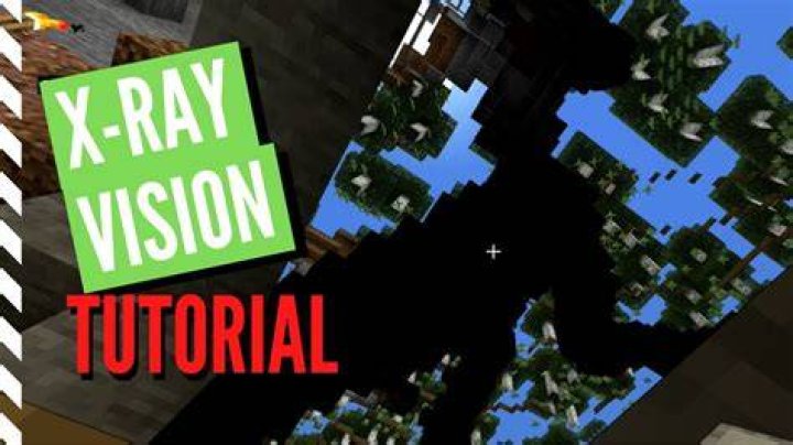How to get xray vision in minecraft