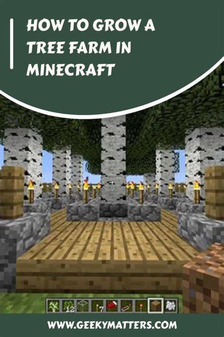 How to grow a tree in minecraft
