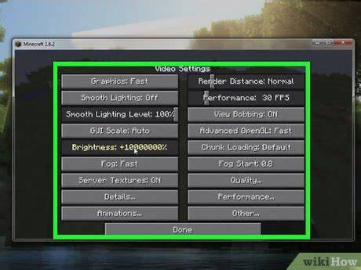 How to hack your gamma in minecraft