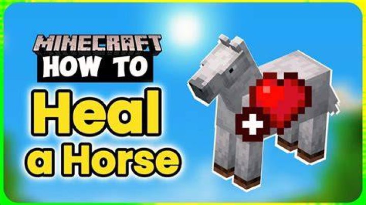 How to heal a horse in minecraft