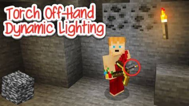 How to hold a torch in minecraft