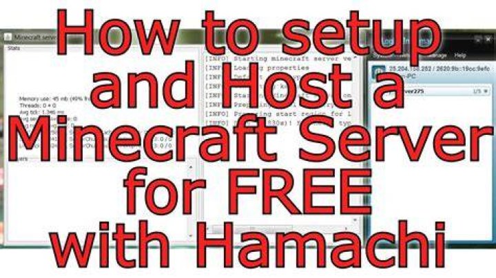 How to host minecraft server hamachi