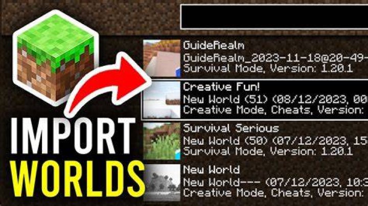 How to import old minecraft worlds