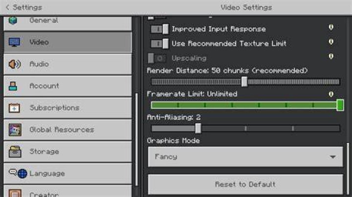 How to increase framerate in minecraft
