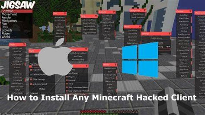 How to install hacked client minecraft