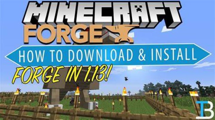 How to install minecraft forge 1.13