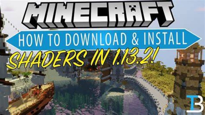 How to install shaders minecraft 1.13.2