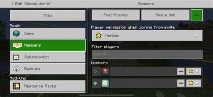 How to invite people on minecraft realms