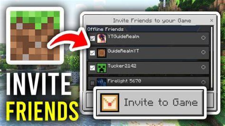 How to invite your friend in minecraft