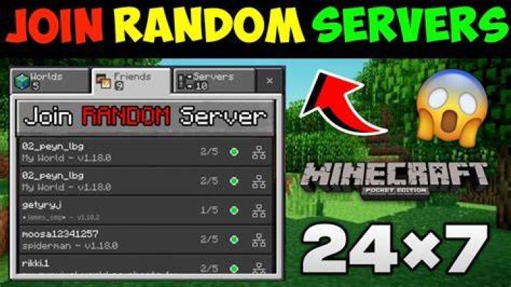 How to join random minecraft servers