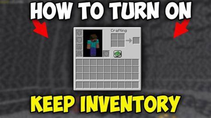 How to keep inventory on minecraft