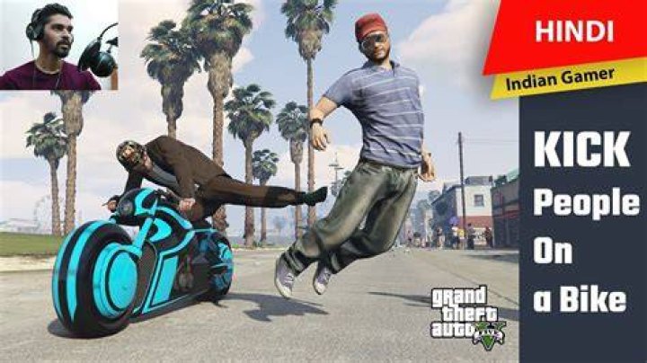 How to kick on a bike in gta 5