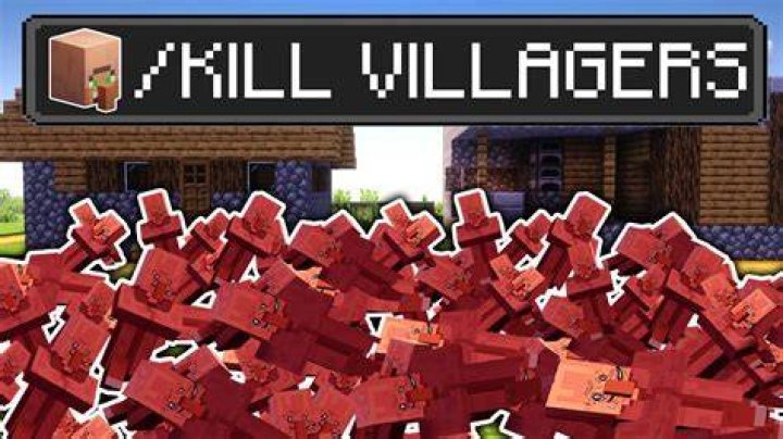 How to kill all villagers in minecraft