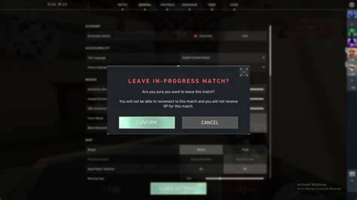 How to leave a game in valorant