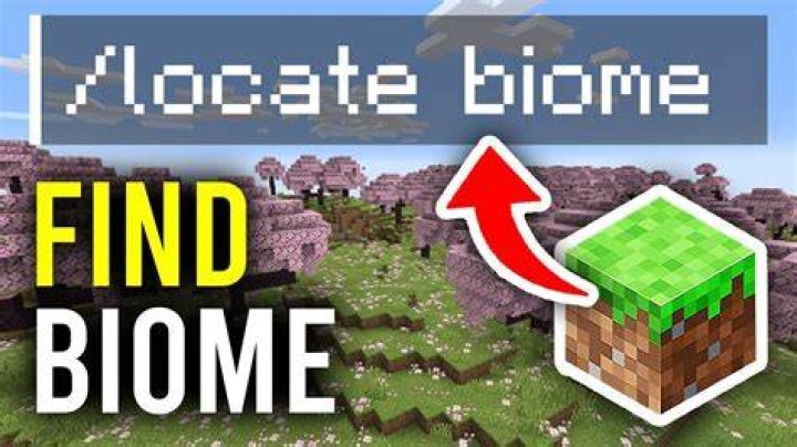 How to locate biomes in minecraft bedrock