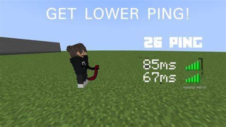 How to lower ping in minecraft