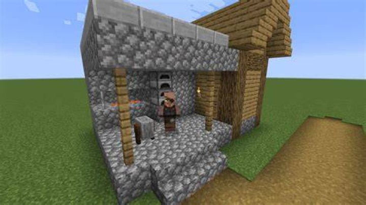 How to make a blacksmith in minecraft