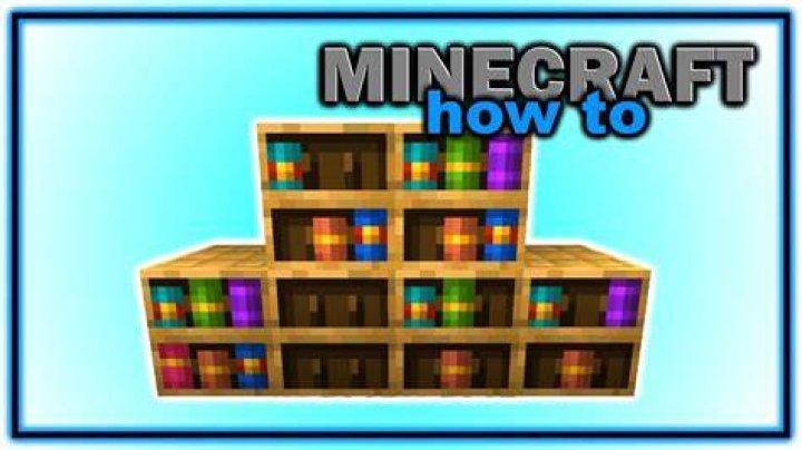 How to make a bookcase minecraft