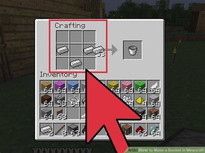 How to make a bucket in minecraft