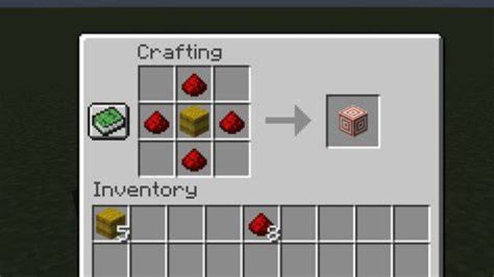 How to make a bullseye in minecraft