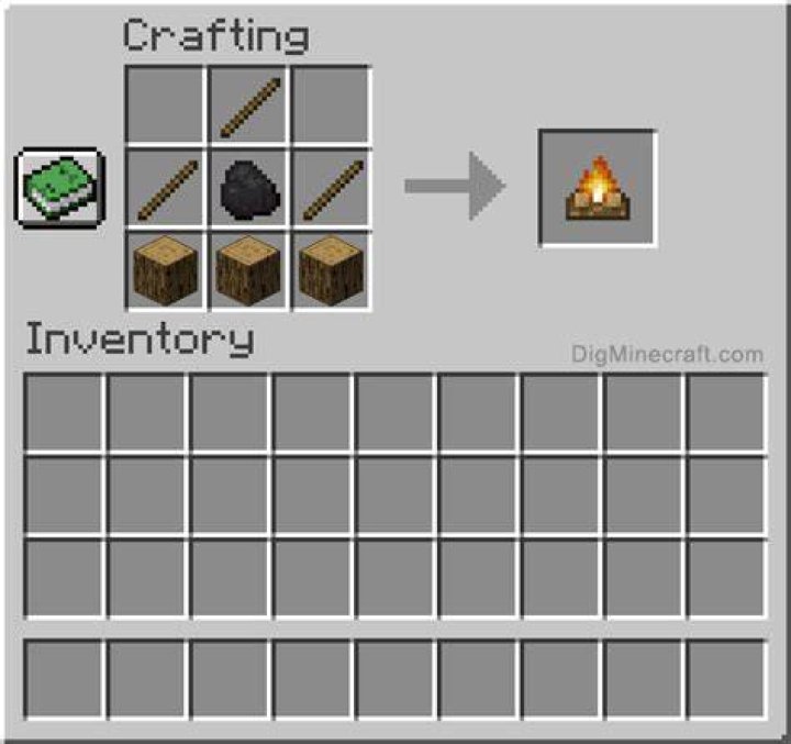 How to make a campfire in minecraft