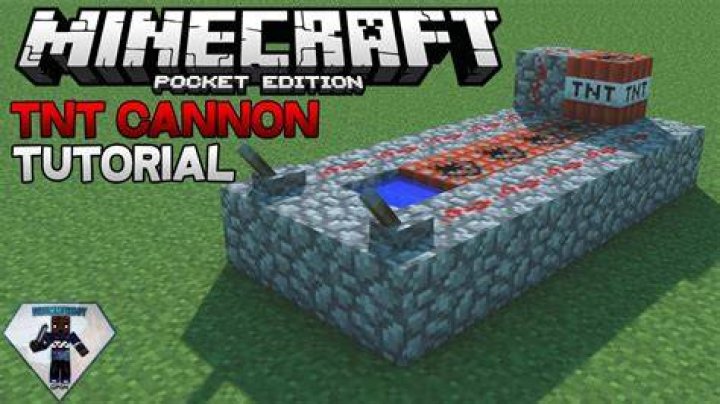 How to make a cannon in minecraft