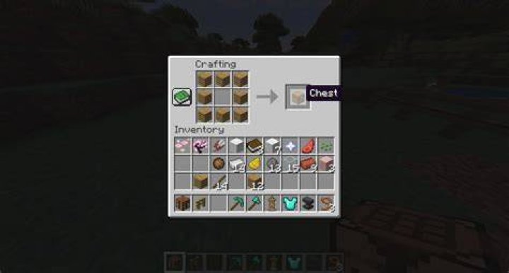How to make a chest on minecraft
