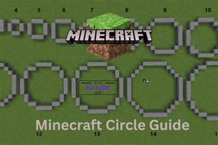 How to make a circle in minecraft