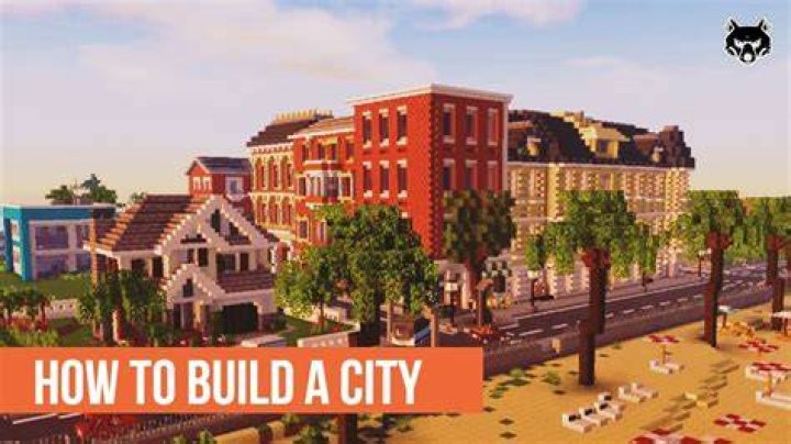 How to make a city in minecraft