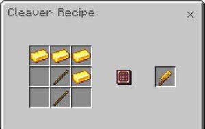 How to make a cleaver minecraft