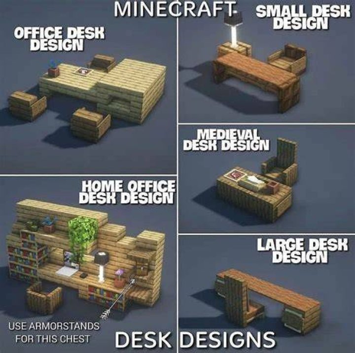 How to make a desk in minecraft
