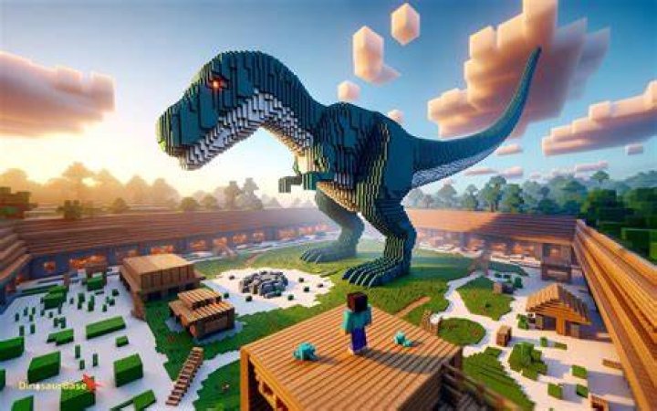 How to make a dinosaur in minecraft