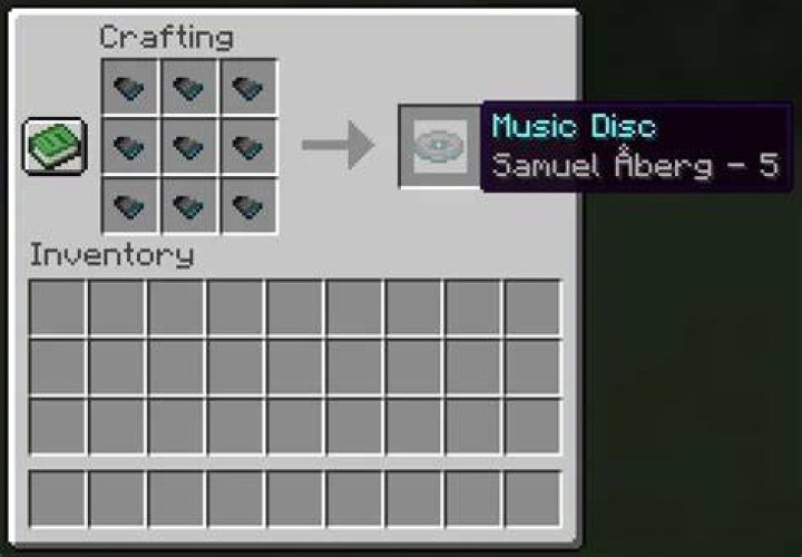 How to make a disc in minecraft