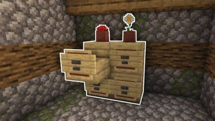 How to make a drawer in minecraft