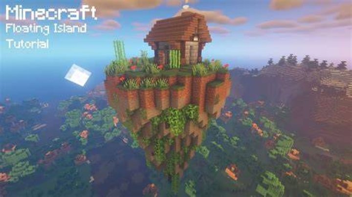 How to make a floating island minecraft