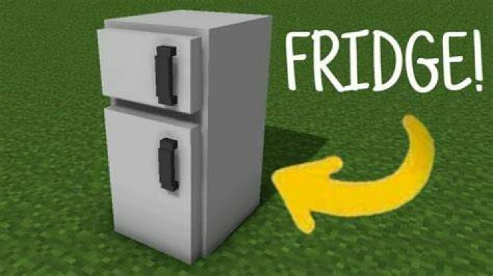 How to make a fridge in minecraft