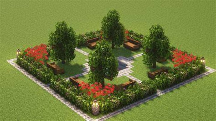 How to make a garden in minecraft