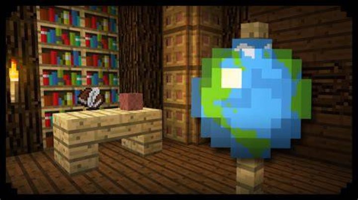 How to make a globe in minecraft