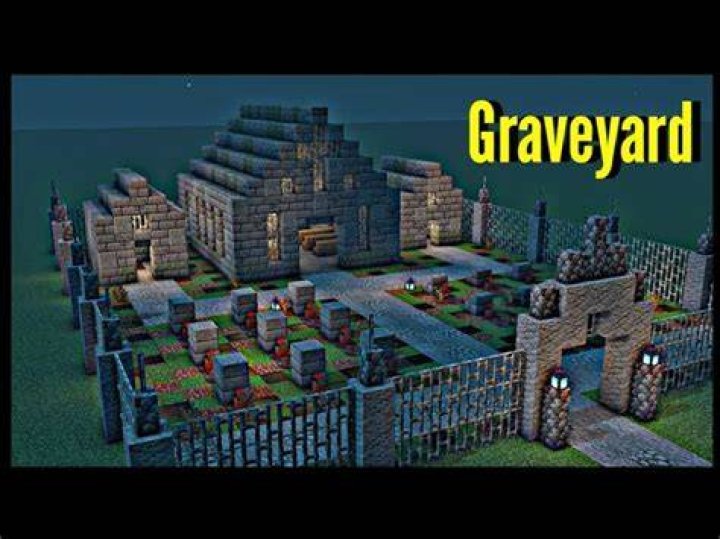 How to make a graveyard in minecraft