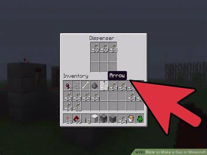 How to make a gun in minecraft
