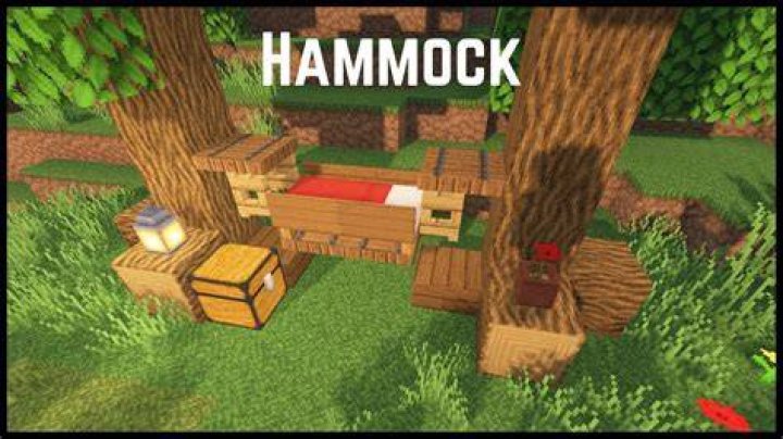 How to make a hammock in minecraft