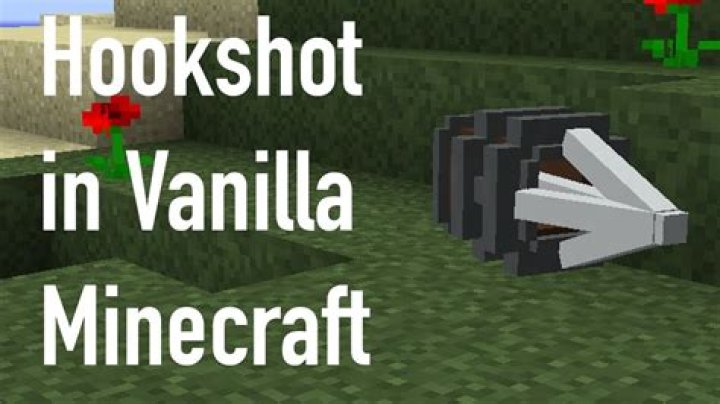 How to make a hookshot in minecraft