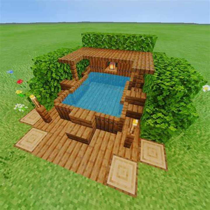 How to make a jacuzzi in minecraft