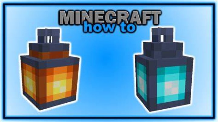 How to make a latern in minecraft
