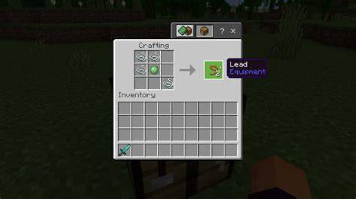 How to make a leash on minecraft